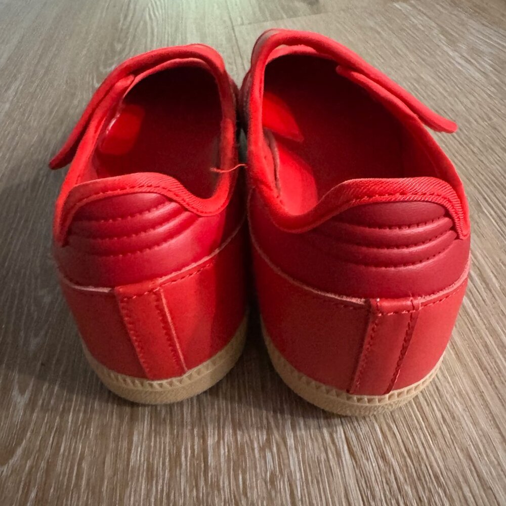 Adidas Samba Jane Red Sold Out Like New Sz 8 - Picture 7 of 8